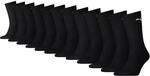Socken PUMA "PUMA CREW SOCK 12P ECOM", Herren, Gr. 35-38, schwarz, Baumwollmischung,