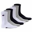 Kurzsocken CHAMPION "Socken 6er Pack", Damen, Gr. 35-38, bunt (schwarz, wei&szlig;, grau),