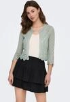 Strickjacke JDY "JDYSUN 3/4 CROPPED CARDIGAN KNT NOOS", Damen, Gr. XS, gr&uuml;n