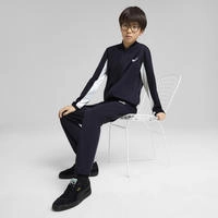 Trainingsanzug PUMA "POLY BASEBALL SUIT B", Kinder, Gr. 176, blau (new navy), Trikot,