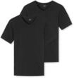 T-Shirt UNCOVER BY SCHIESSER "T-Shirt 2er Pack", Herren, Gr. 3XL, schwarz,