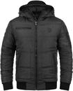 Steppjacke BLEND "Steppjacke BHBoris", Herren, Gr. 3XL, schwarz (schwarz teddy 1),