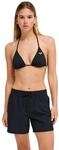 Badepants ROXY "Roxy Wave 5", Damen, Gr. L, grau (anthrazit), Polyester, Badehosen