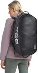 Sporttasche JACK WOLFSKIN "ALL-IN DUFFLE 35", Gr. onesize, grau (phantom), Polyester,