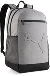 Rucksack PUMA "BUZZ HEATHER BACKPACK", grau (medium gray heather), Rucks&auml;cke, Netz,