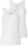 Unterhemd SCHIESSER "Unterhemd 2er Pack", Damen, Gr. S, N-Gr, wei&szlig;, Obermaterial: