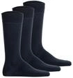 Kurzsocken HUGO "Socken 3P RS UNI CC 3er Pack", Damen, Gr. 35-38, blau (dunkelblau),