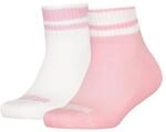 Kurzsocken PUMA "PUMA KIDS CLYDE CUSHIONED QUARTER 2P", Damen, Gr. 27-30, rosa...