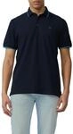 Poloshirt S.OLIVER, Herren, Gr. S, blau (navy), Piqu&eacute;, Obermaterial: 95%...