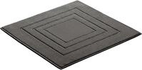 Badematte VOSSEN "Feeling" Gr. 2, grau (graphit), H:10mm, Baumwolle, Badematten,