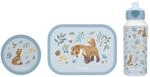 Lunchbox MEPAL "Lunchset Campus 3er Set", bunt (forest friends), B:2cm H:2cm L:2cm,