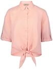 Klassische Bluse CARTOON "Leinenbluse mit Kragen", Damen, Gr. 34, rosa (light...