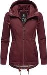 Winterjacke RAGWEAR "Winterjacke YM-Danka", Damen, Gr. XL, rot (wine rot22),