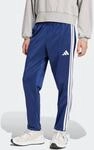 Sporthose ADIDAS SPORTSWEAR "3-STREIFEN TRICOT REGULAR TAPERED", Herren, Gr. XL,