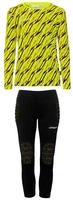 Sportanzug UHLSPORT "Torwart-Sets Progressive Junior", Kinder, Gr. 116, gelb (fluo