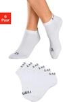 Sneakersocken LASCANA ACTIVE "Damen Sportsocken, Kurzsocken ohne Frottee Laufsocken",
