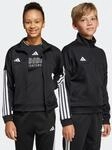Trainingsjacke ADIDAS SPORTSWEAR "HOUSE OF TIRO KIDS", Kinder, Gr. 164, schwarz-wei&szlig;