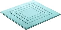 Badematte VOSSEN "Feeling" Gr. 2, blau (light azure), H:10mm, Baumwolle, Badematten,