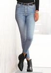 High-waist-Jeans BUFFALO "in schmaler R&ouml;hrenform mit bequemen Stretch", Damen, Gr.