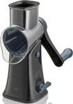 Trommelreibe GEFU "Click", schwarz (schwarz, anthrazit), B:12,5cm L:28cm T:23,5cm,