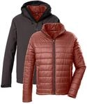 3-in-1-Funktionsjacke KILLTEC "KOW 95 MN JCKT", Herren, Gr. L, dunkelbraun,