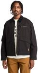 Kurzjacke TIMBERLAND "Strafford Washed Canvas Jacket", Herren, Gr. L, schwarz,