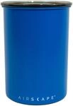 Vorratsdose AIRSCAPE "Airscape", blau, B:12,1cm H:17cm L:12,1cm &Oslash;:12,1cm, Edelstahl,