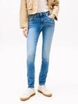 Skinny-fit-Jeans TOMMY JEANS "SOPHIE LOW WAIST SKN", Damen, Gr. 25, L&auml;nge 28, blau