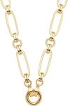 Charm-Kette LEONARDO "Halskette Mathilde Clip&Mix", gold (gelbgoldfarben),