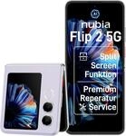 NUBIA Smartphone "Flip 2", Energieeffizienz: C, lila (lila lila), 256 GB,