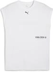 Trainingsshirt PUMA "M GRAPHIC CUTOFF TANK", Herren, Gr. S, wei&szlig; (puma wei&szlig;),