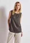 Blusentop STREET ONE, Damen, Gr. 36, braun (nomad braun), Web, Obermaterial: 100%