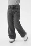 Weite Jeans TOM TAILOR, M&auml;dchen, Gr. 176, N-Gr, grau (used mid stone grau...