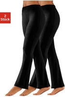 Jazzpants, Damen, Gr. 32/34, N-Gr, schwarz (2x schwarz), Single Jersey, Obermaterial: