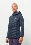 Hybridjacke JACK WOLFSKIN "ROUTEBURN PRO HYBRID W", Damen, Gr. M (38/40), blau