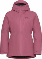 Outdoorjacke JACK WOLFSKIN "WISPER INS JKT W", Damen, Gr. XL (44/46), rot (raisin),