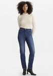 Straight-Jeans LEVI'S "724 HIGH RISE STRAIGHT", Damen, Gr. 32, L&auml;nge 32, blau