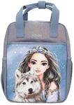Rucksack DEPESCHE "Rucksack WOLF TOPModel 12 x 20 x 27 cm blau", Jungen, Gr. B/H/T: