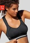 Sport-BH LASCANA ACTIVE, Damen, Gr. 90, Cup B, schwarz, Microtouch, Obermaterial: 58%