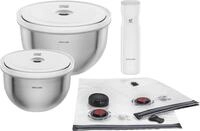 Aufbewahrungssystem ZWILLING "Fresh & Save BOWLS", silber (silberfarben, wei&szlig;),