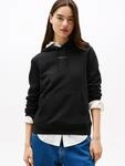 Kapuzensweatshirt TOMMY JEANS "TJW REG LINEAR HOODIE EXT", Damen, Gr. XS (34),