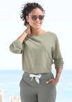 Longsleeve ELBSAND "Tira", Damen, Gr. L (40), gr&uuml;n (gr&uuml;n meliert), Jersey,