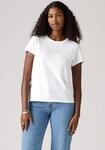 Rundhalsshirt LEVI'S "THE PERFECT TEE", Damen, Gr. S (36), wei&szlig;, Jersey,