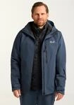 Skijacke JACK WOLFSKIN "FLOWLINE 3IN1 JKT M", Herren, Gr. S (48), blau...
