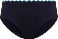 Bikini-Hose LASCANA "Camilla", Damen, Gr. 34, N-Gr, blau (navy, t&uuml;rkis), Polyamid,