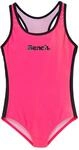 Badeanzug BENCH., Jungen, Gr. 122/128, N-Gr, pink (pink, schwarz), Polyamid,