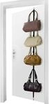 T&uuml;rregal MAXIMEX "Taschengarderobe", schwarz, B:3cm H:200cm T:3,5cm, Kunststoff,