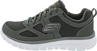 Sneaker SKECHERS "BURNS-AGOURA", Herren, Gr. 40, oliv, Leder, Textil,...