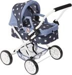 Puppenwagen CHIC2000 "Smarty, Mini-Kuschelwagen", blau (sternchen), Puppenwagen,