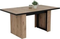 Kulissen-Esstisch HELA "ANNI", braun (viking oak, schwarz, viking oak, schwarz,